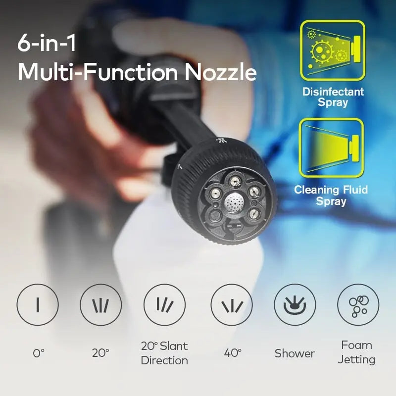 HOTO 20V Car Wash Gun Portable/Car Cleaning Electric Water Pump HOTO 20V Car Wash Gun Portable/Car Cleaning Electric Water Pump